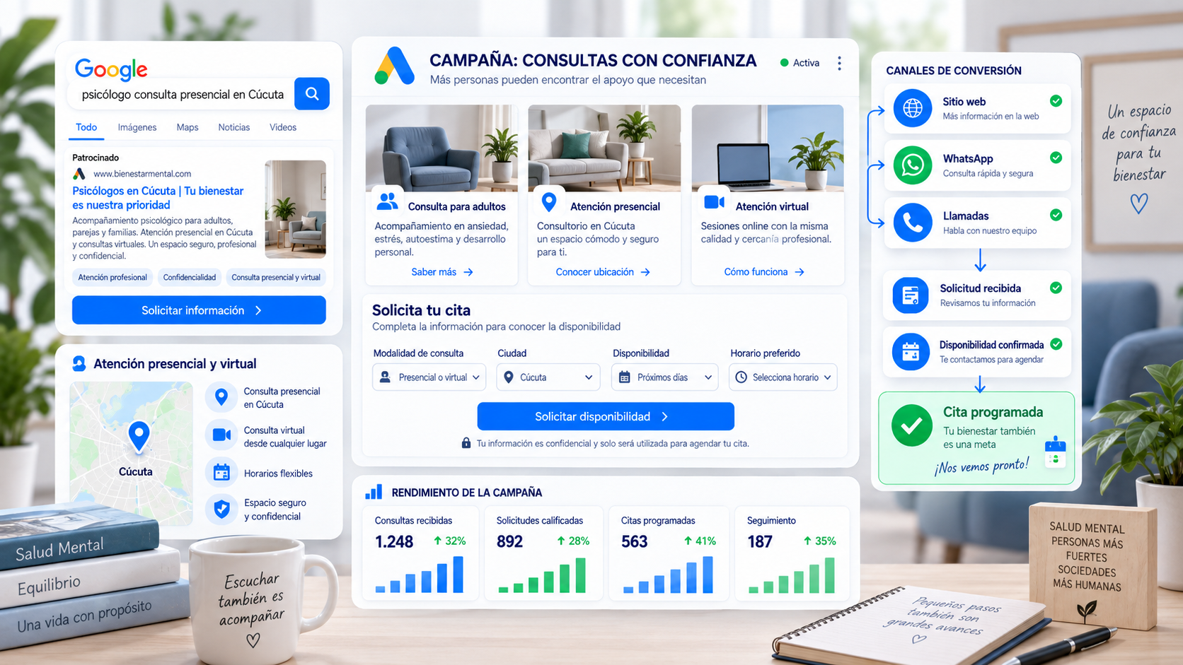Google ads para psicologos | |